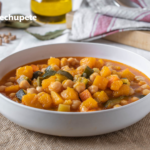 Garbanzos con verduras