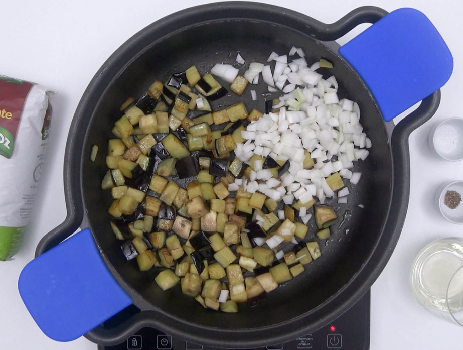Arroz meloso con berenjena