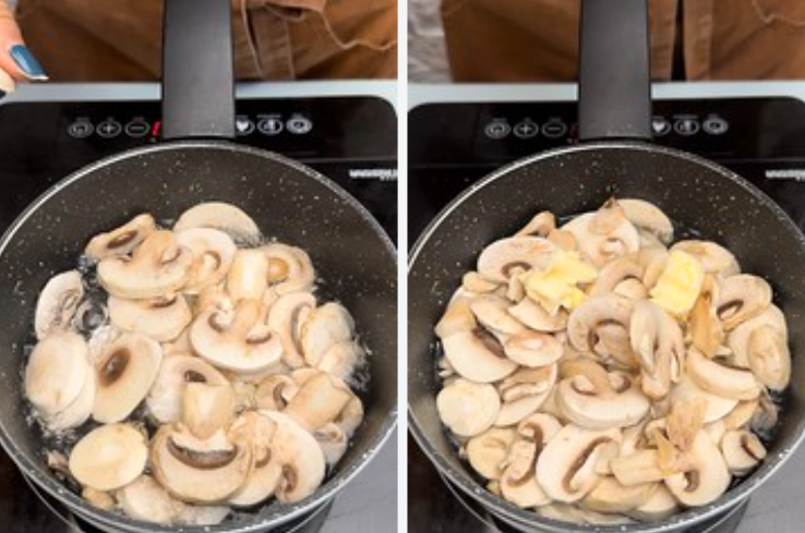 Fricasé de pollo al estilo francés
