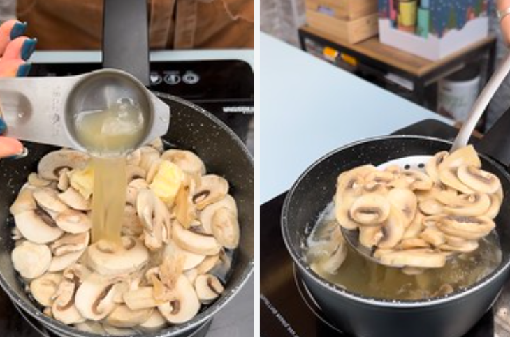 Fricasé de pollo al estilo francés