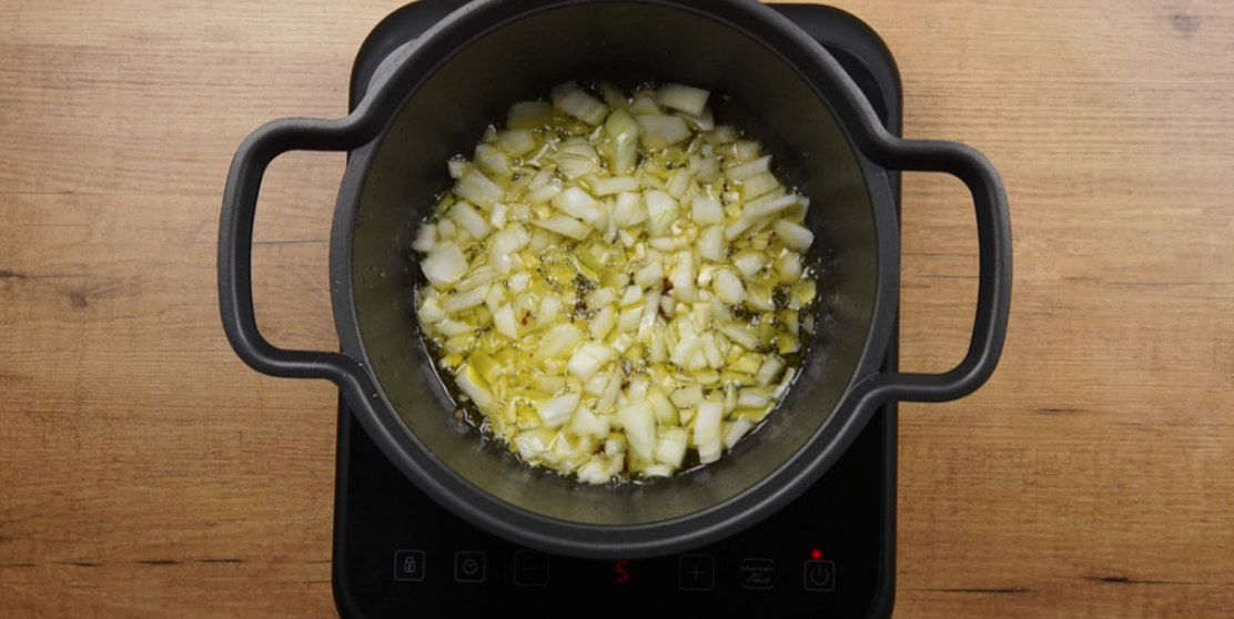 Guiso de ternera con champiñones