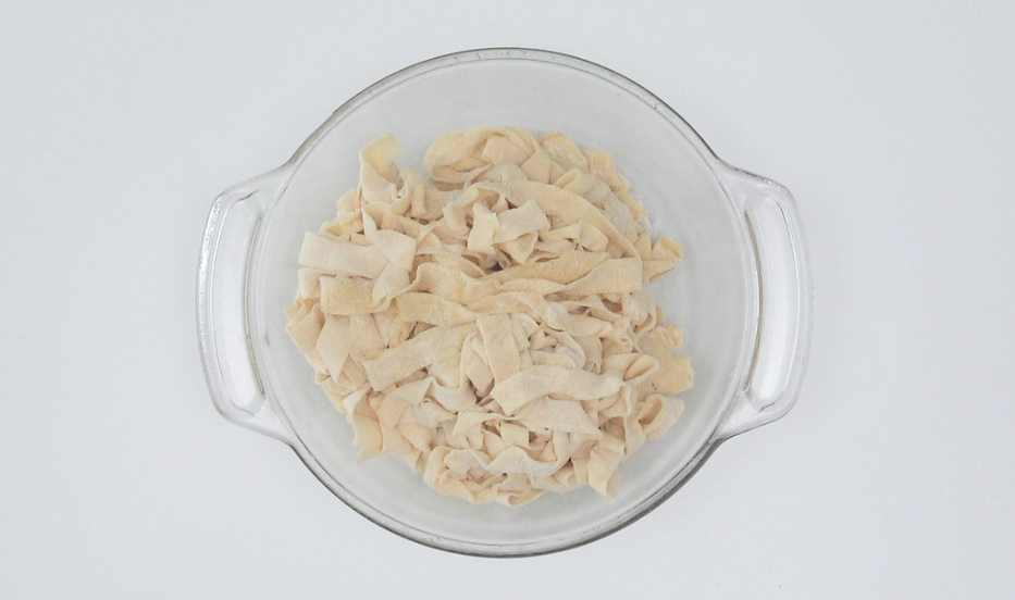 Pasta fresca con salsa de setas. Receta fácil para disfrutar del Otoño