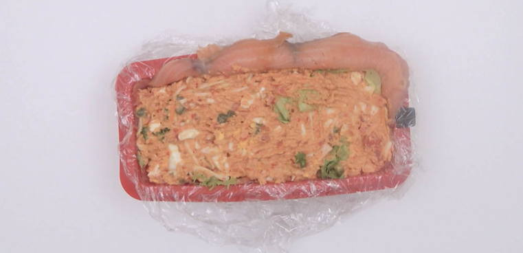 Pastel de salmón ahumado. Receta fácil para Navidad