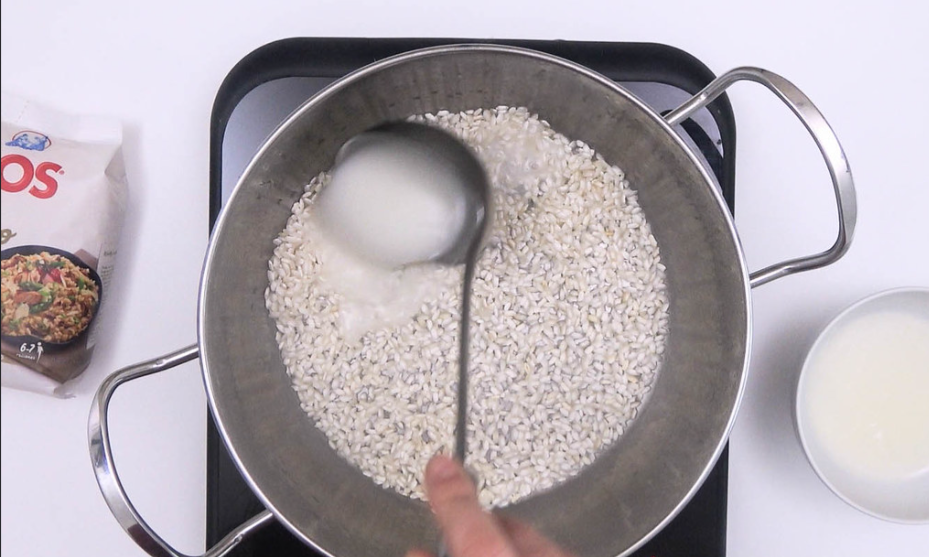 Risotto Cacio e Pepe del chef Massimo Bottura