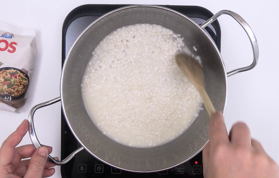Risotto Cacio e Pepe del chef Massimo Bottura