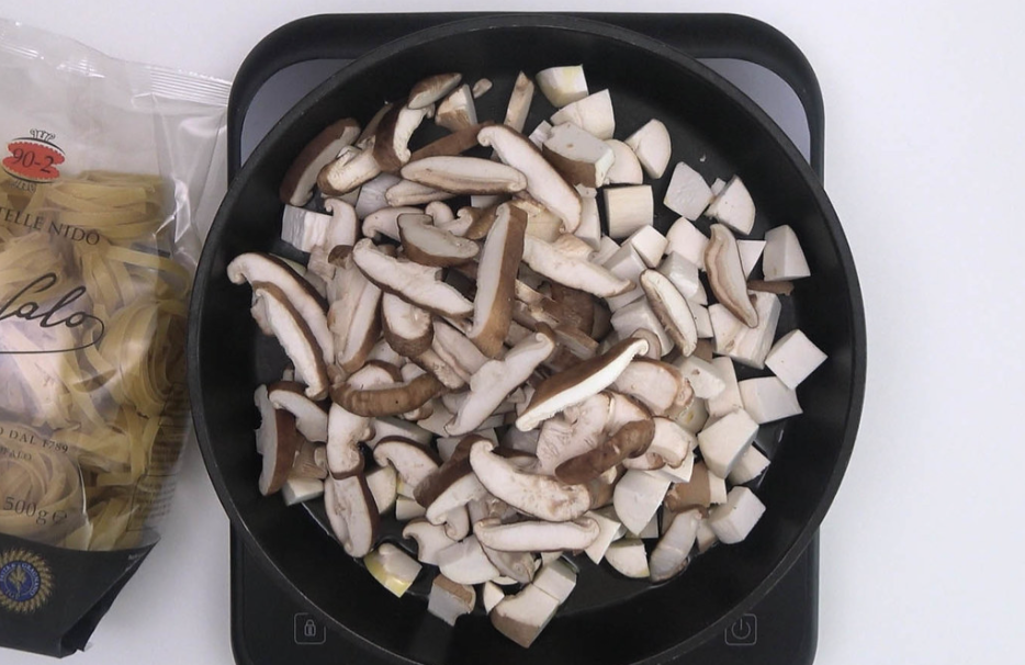 Tagliatelle al funghi. Pasta con setas de otoño