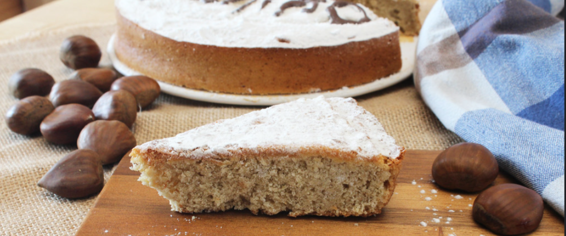 Tarta de castañas San Martiño