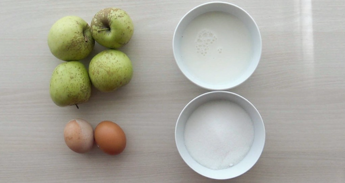 Tarta de manzana fácil y casera. receta de la abuela