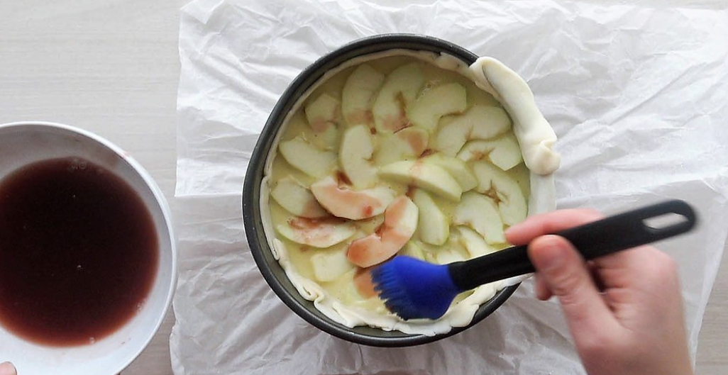 Tarta de manzana fácil y casera. receta de la abuela