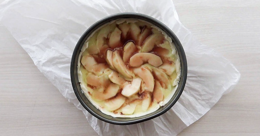 Tarta de manzana fácil y casera. receta de la abuela