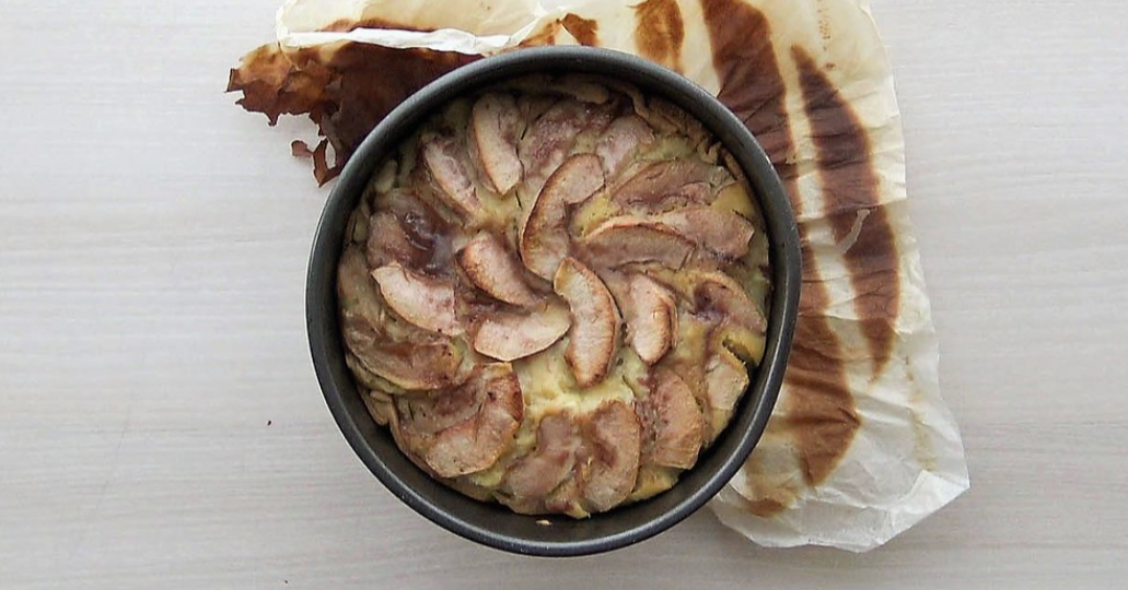 Tarta de manzana fácil y casera. receta de la abuela