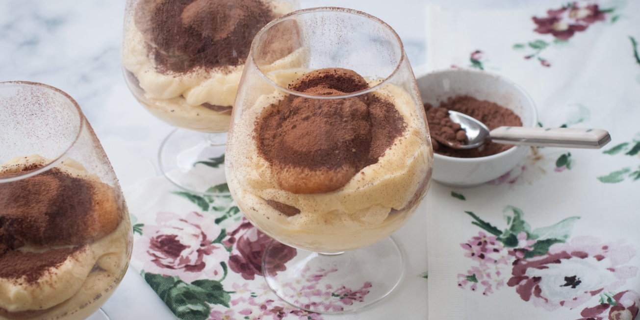 Tiramisú italiano al estilo del chef Massimo Bottura
