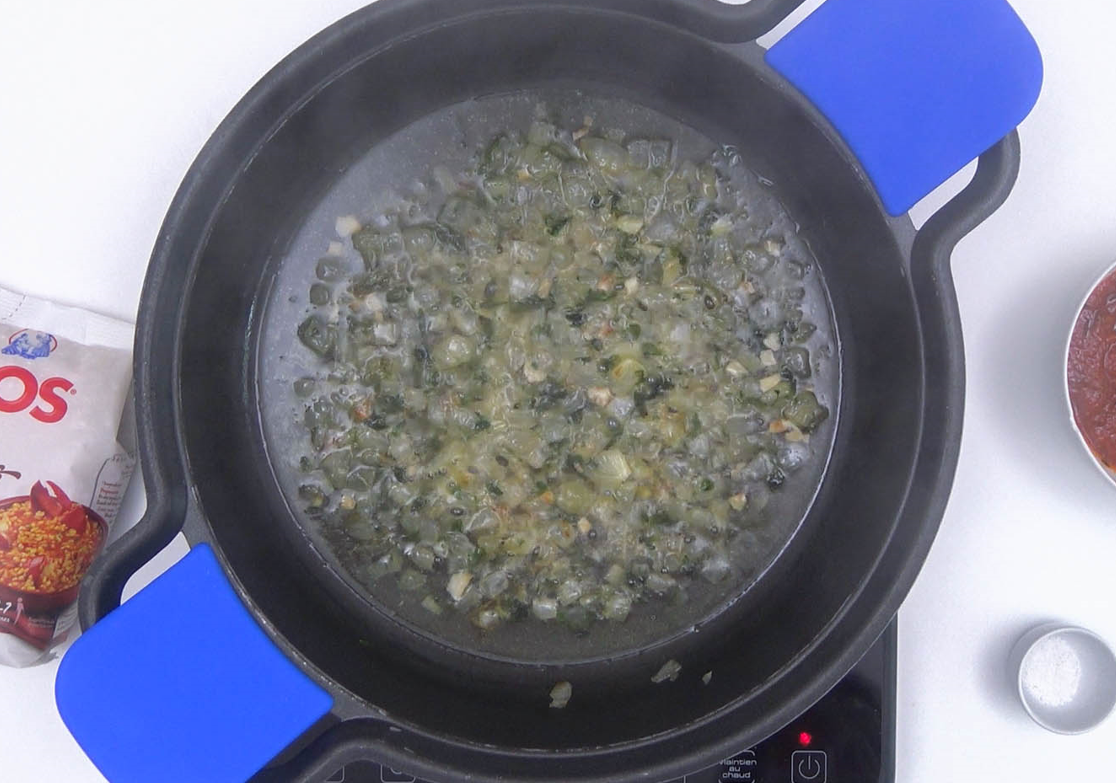 Arroz caldoso de rape y mejillones perfecto para Navidad