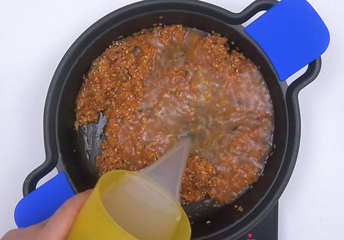 Arroz caldoso de rape y mejillones perfecto para Navidad