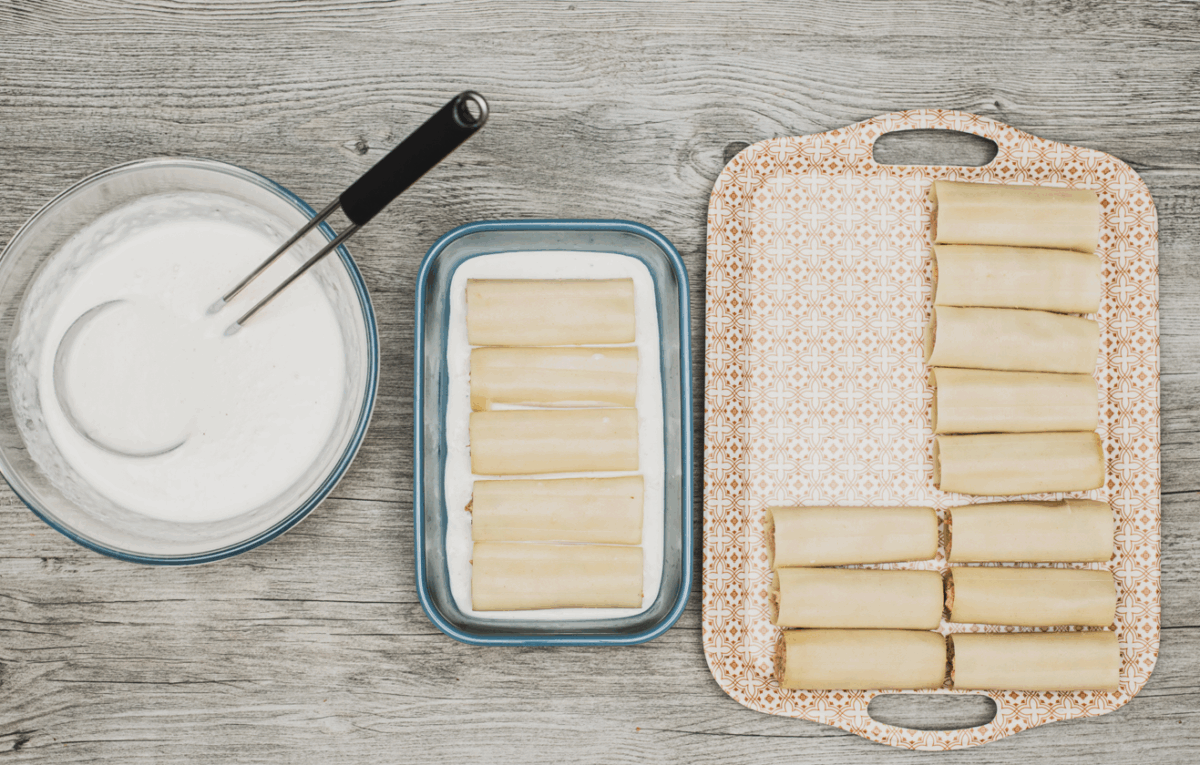 Canelones de San Esteban. Receta de Navidad