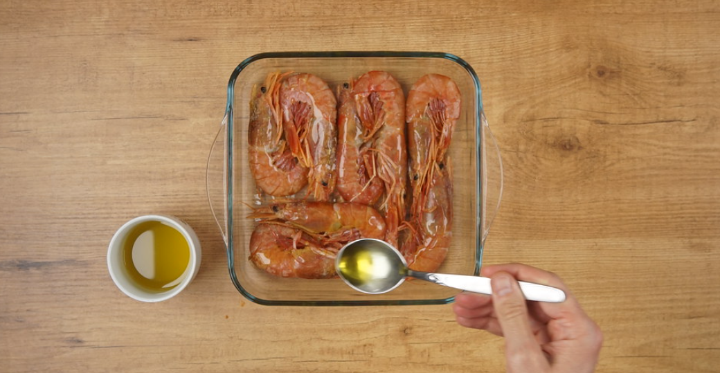 Cómo hacer unos gambones o langostinos al horno