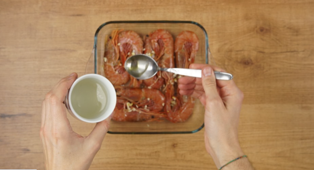 Cómo hacer unos gambones o langostinos al horno