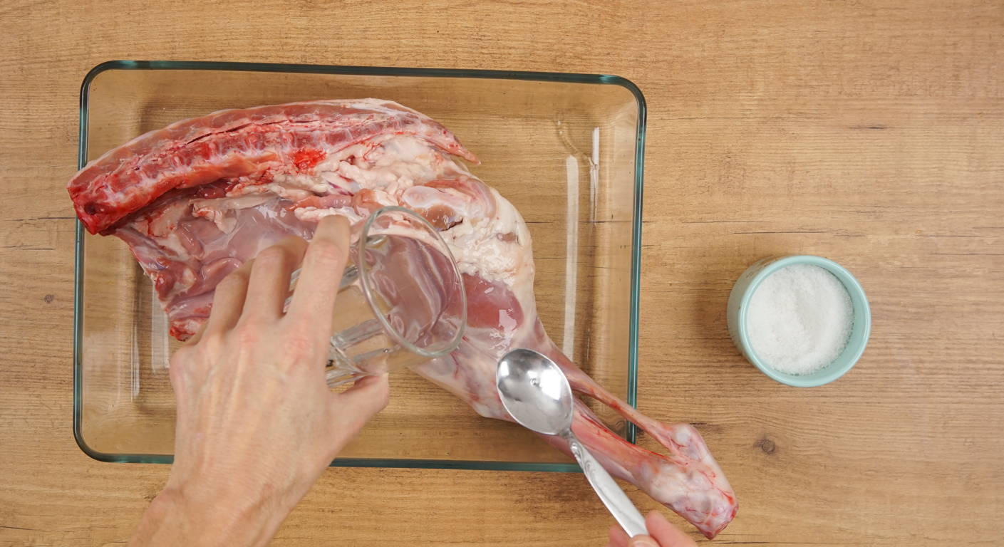 Cómo hacer un lechazo asado al horno