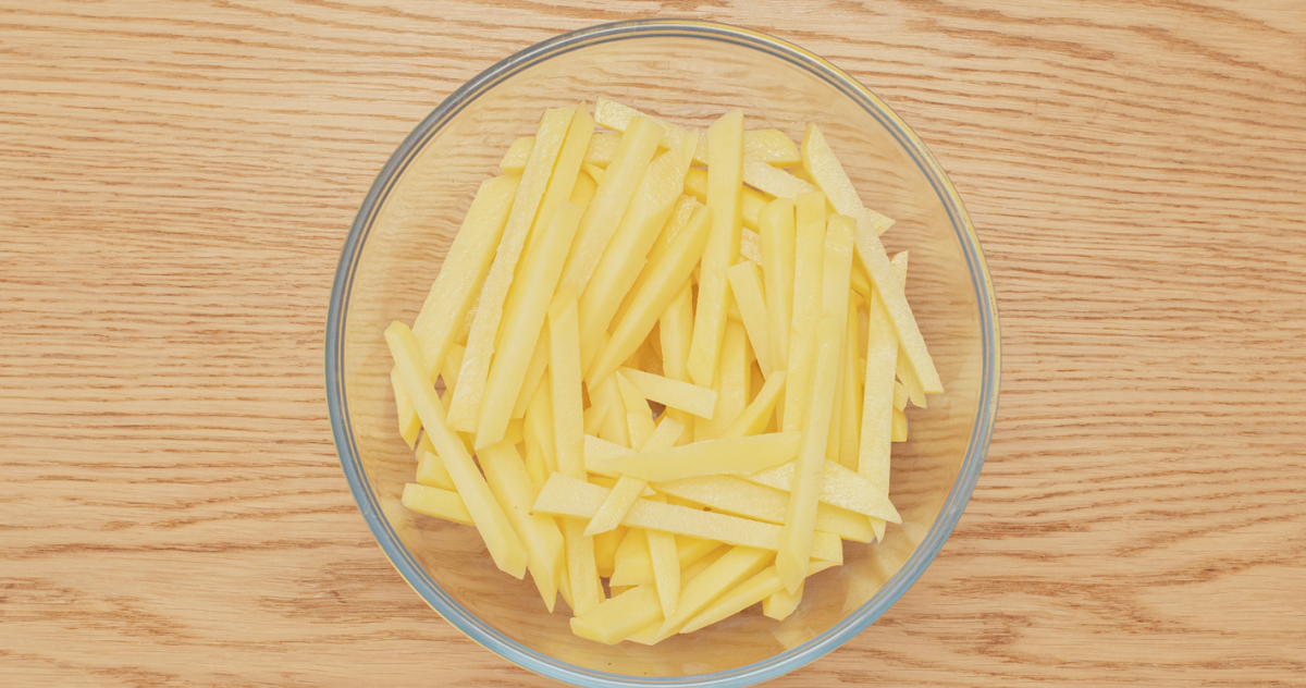 Patatas fritas al horno. Las patatas fritas más saludables