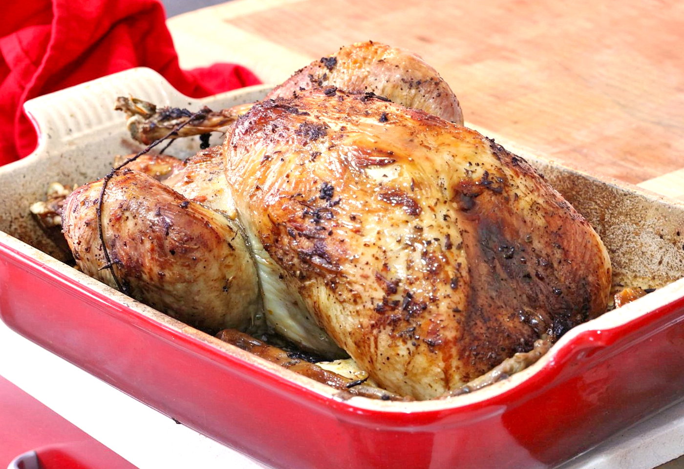 Pavo asado de Navidad