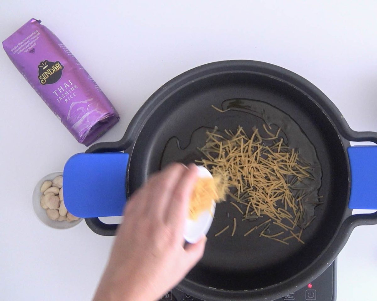arroz arabe peruano paso 3