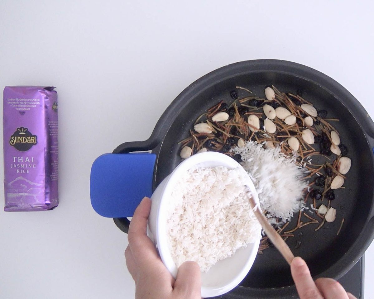 arroz arabe peruano paso 5