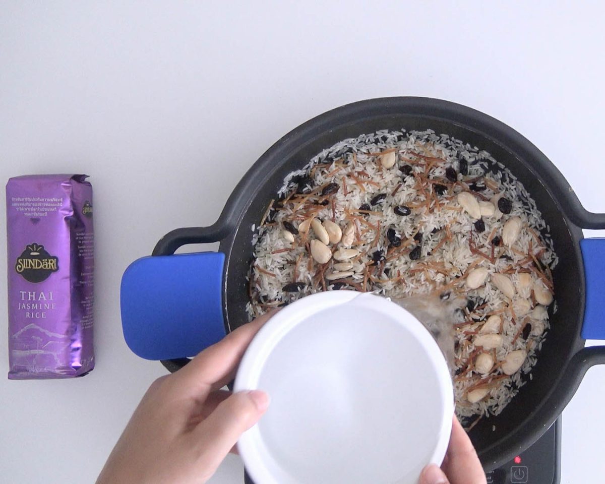 arroz arabe peruano paso 6
