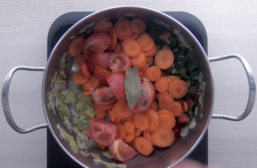 Lentejas con verduras o viudas