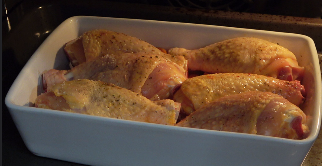 Muslos de pollo al horno con patatas