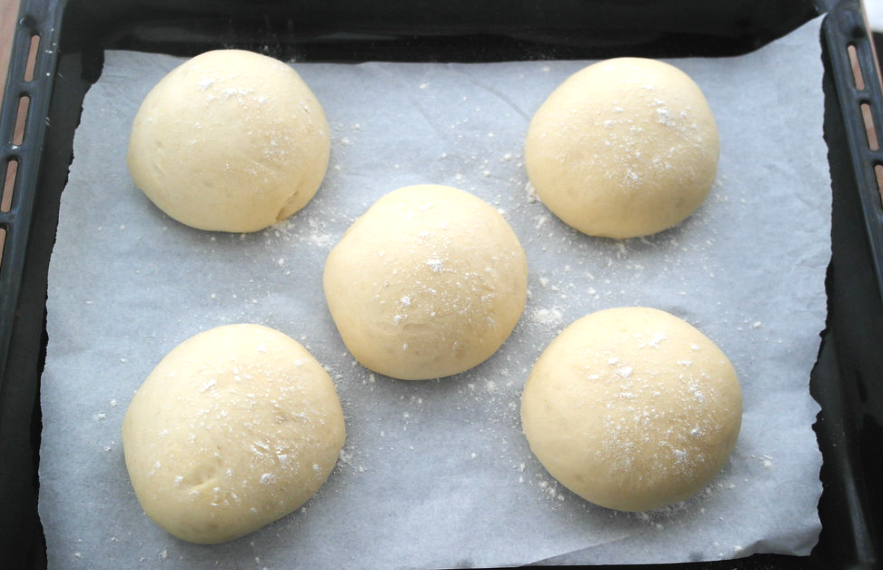 Pan de hamburguesa casero