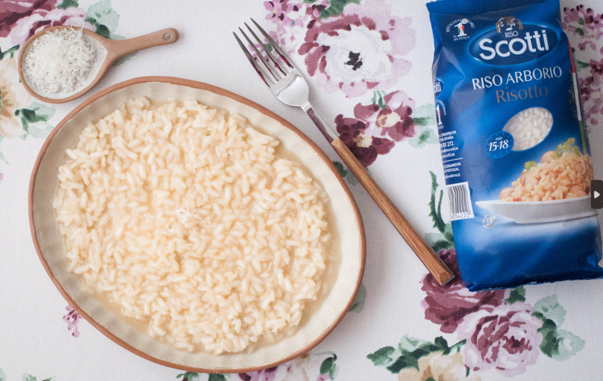Risotto alla parmigiana o risotto a la parmesana