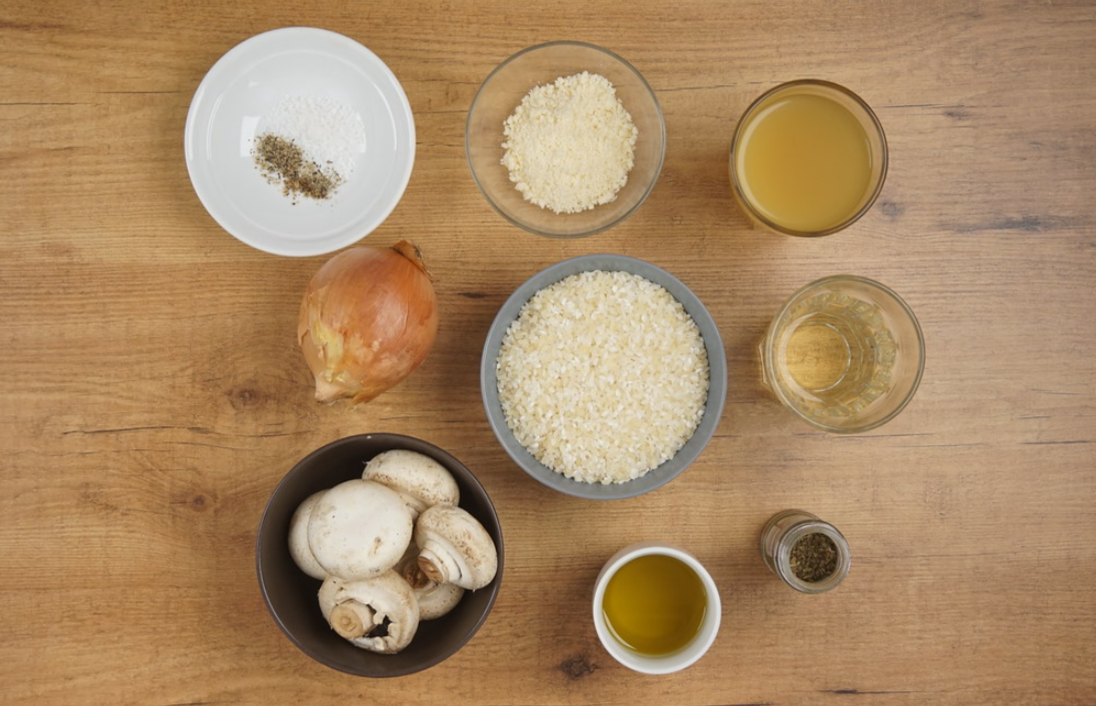 Risotto de champiñones