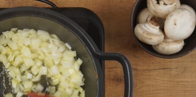Risotto de champiñones