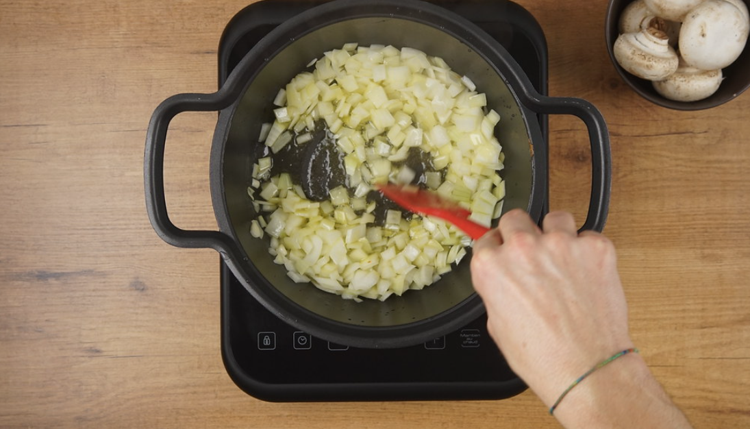 Risotto de champiñones