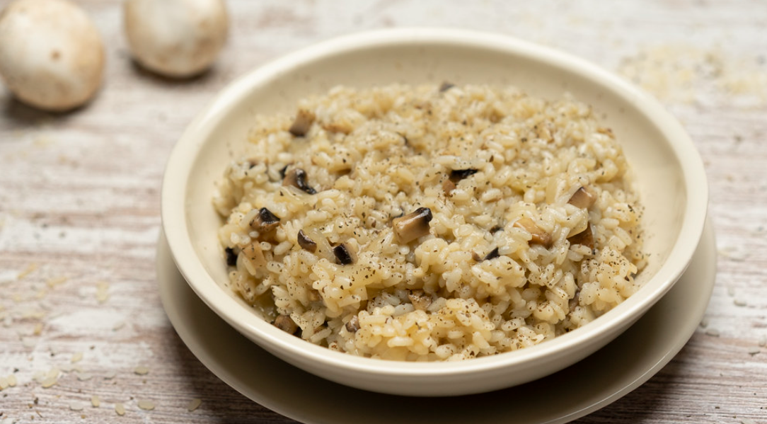 Risotto de champiñones