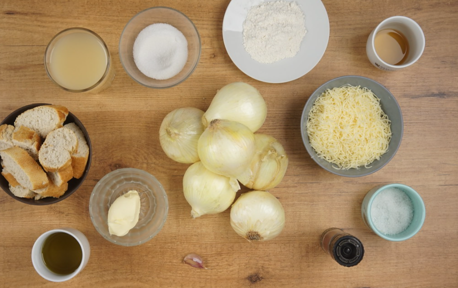 Sopa de cebolla. Receta tradicional francesa