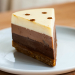 Tarta de tres chocolates