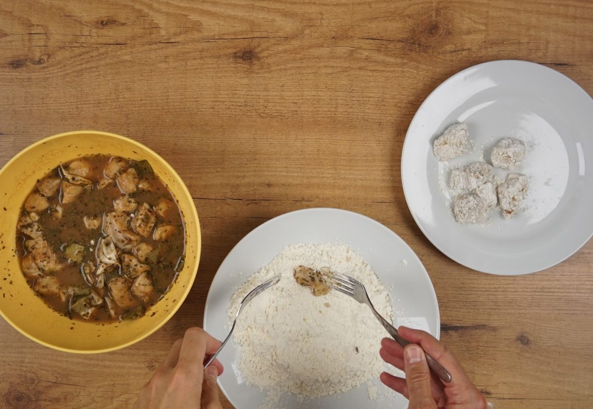 Bienmesabe o cazón en adobo. Receta andaluza paso a paso