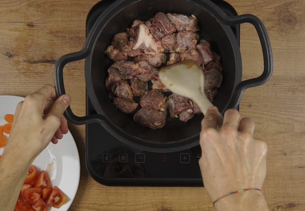 Estofado de carne con cerveza Guinness