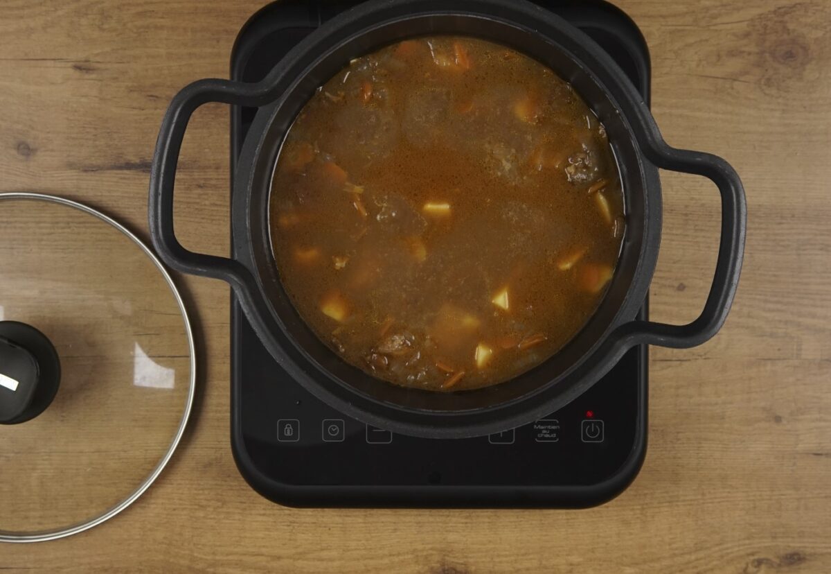 Estofado de carne con cerveza Guinness