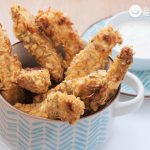 Fingers o tiras crujientes de pollo. Hechas en horno y freidora de aire