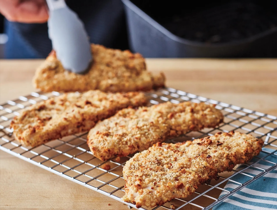 Fingers o tiras crujientes de pollo. Hechas en horno y freidora de aire