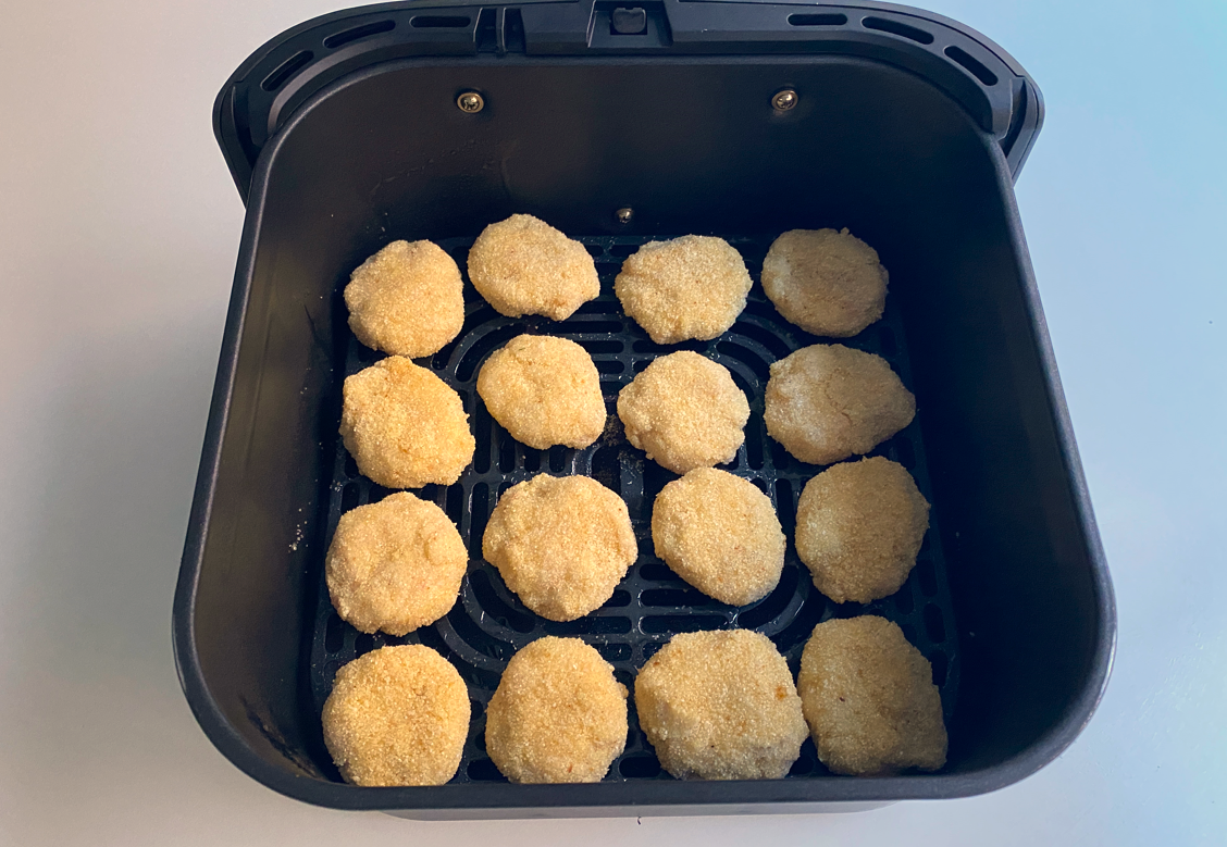 Nuggets de pollo en freidora de aire o en el horno