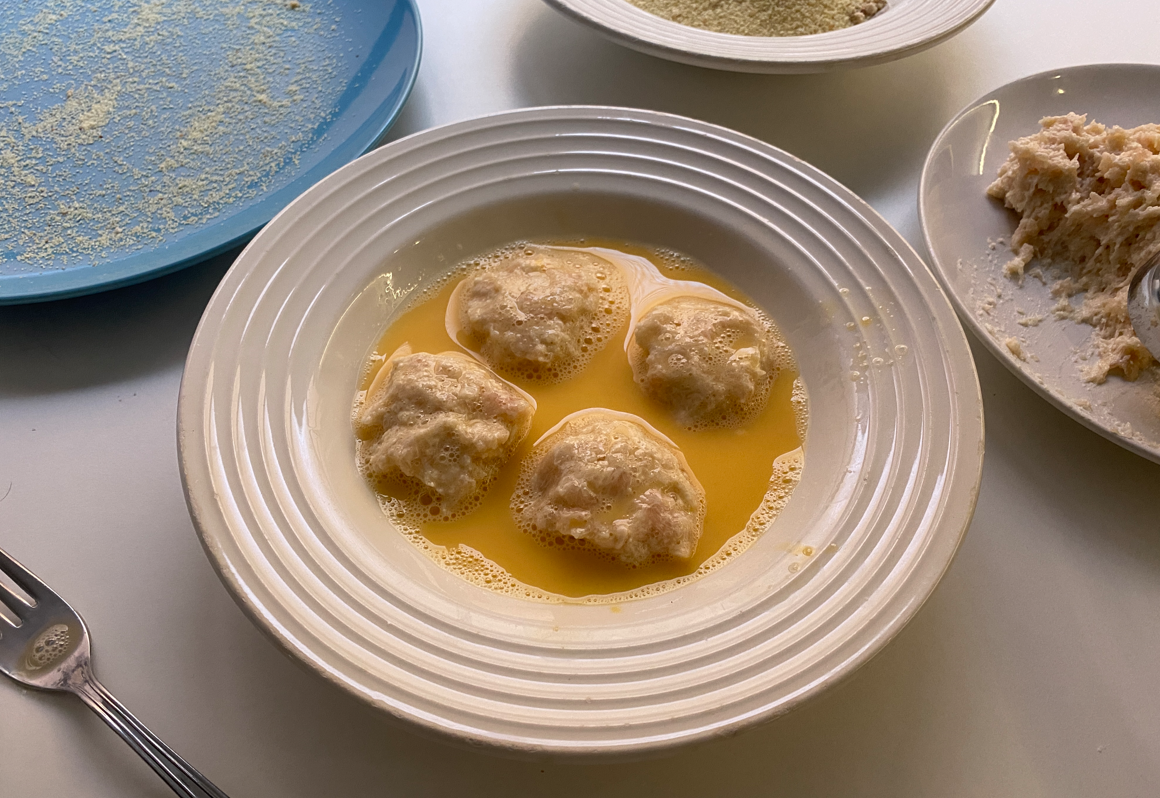 Nuggets de pollo en freidora de aire o en el horno