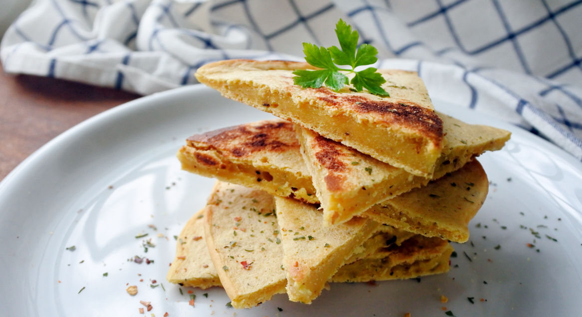 Socca. La famosa crepe francesa hecha con garbanzos