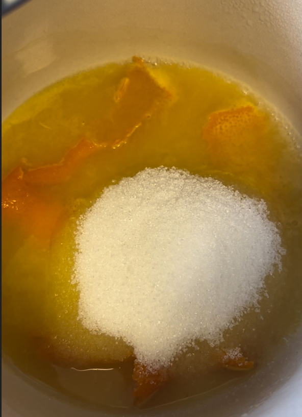 Salsa de naranja. Ideal para asados, carne y pescados. Versión salada y dulce