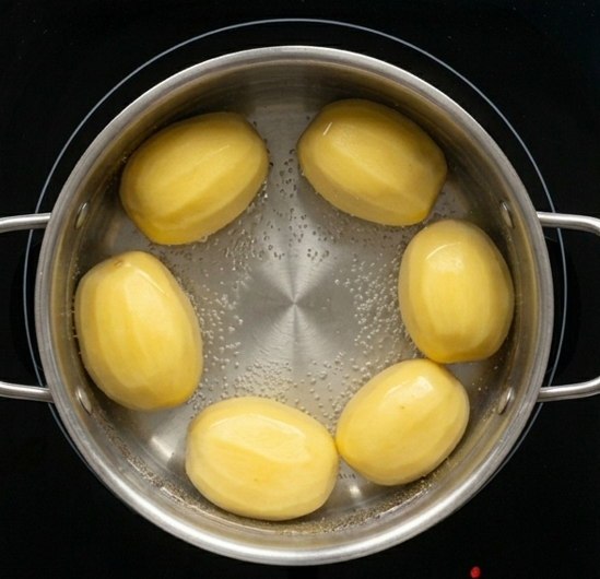 Potato pancakes o pasteles de patata de San Patricio