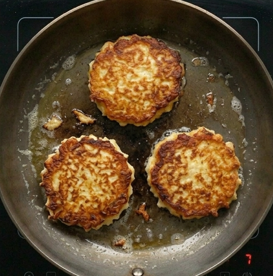 Potato pancakes o pasteles de patata de San Patricio