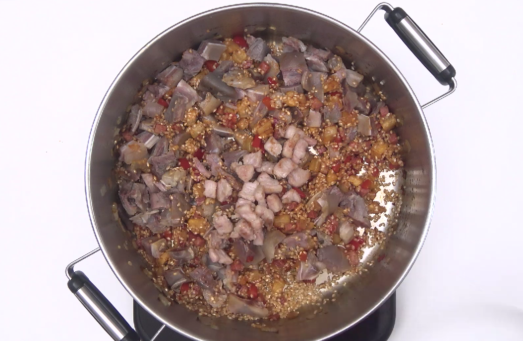 Arroz a la zamorana (con morro y oreja)