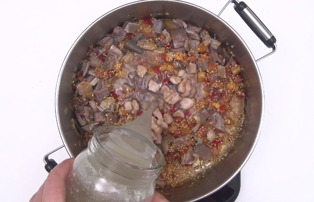 Arroz a la zamorana (con morro y oreja)